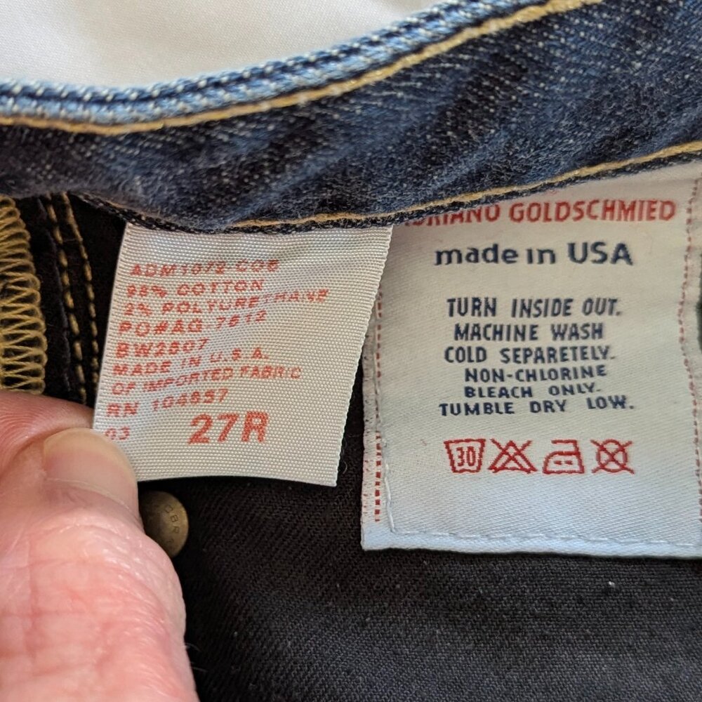 AG Adriano Goldschmied Size 27R "The Club" Bootcut Dark Wash Jeans - Picture 2 of 14